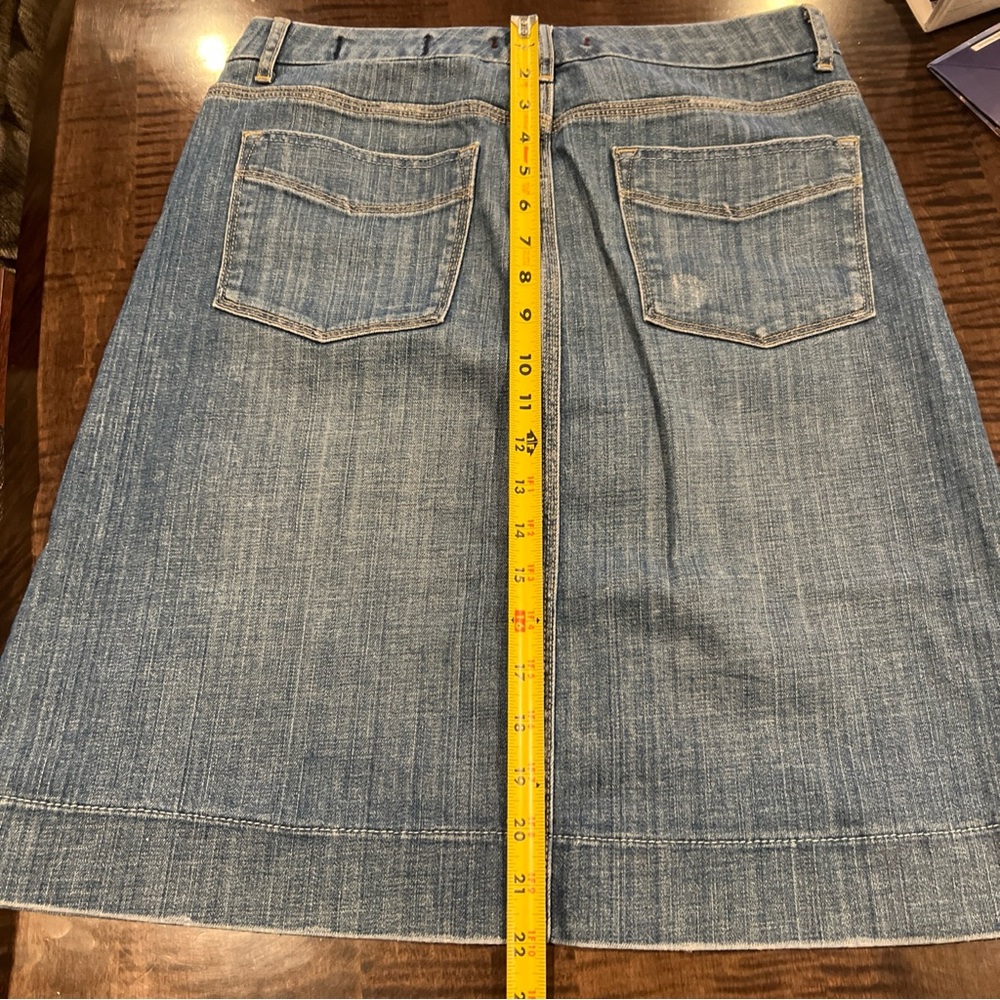 Gap Limited Edition Upcycled Patchwork Denim Skirt - image 8